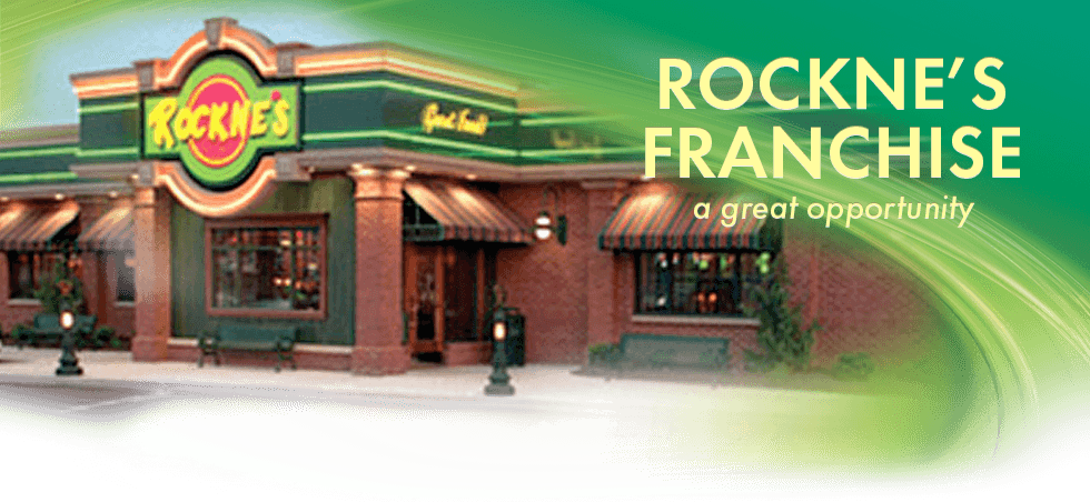 Franchising a Rockne's Casual Dining Restaurant is a Great Opportunity